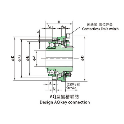 AQ键槽型扭矩限制器