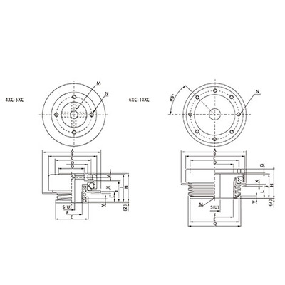 XC型滚珠式扭矩限制器